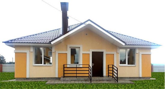 Пример дома в коттеджный посёлоке "Ильинка" г. Самара 