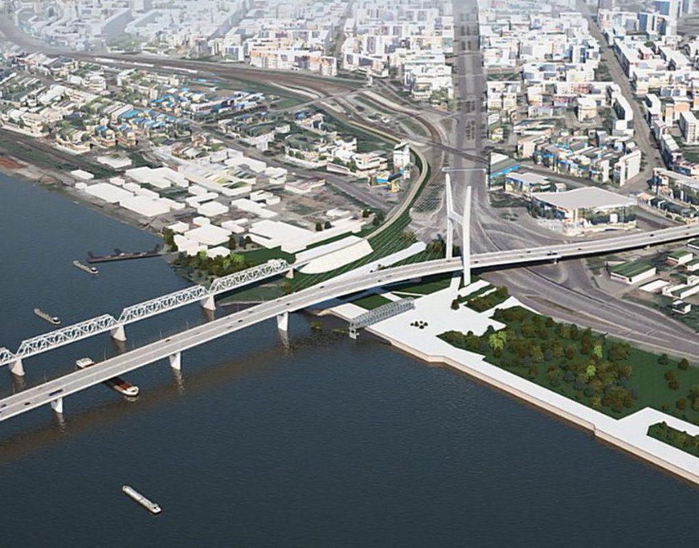 Проект четвертого моста через обь в новосибирске