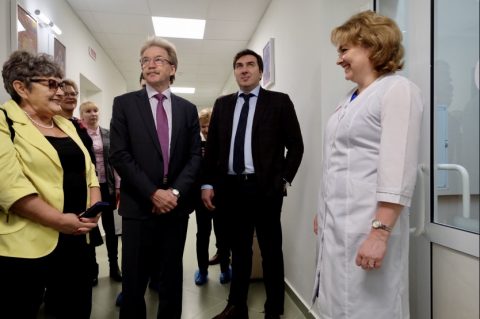 В Кольцово Новосибирской области открылась обновленная детская поликлиника