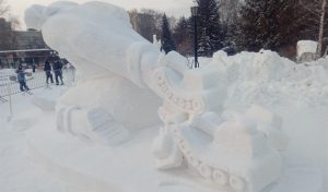 В Новосибирске завершился фестиваль снежной скульптуры