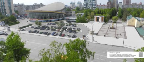 Жителям Новосибирска предлагают выбрать между парковкой и сквером