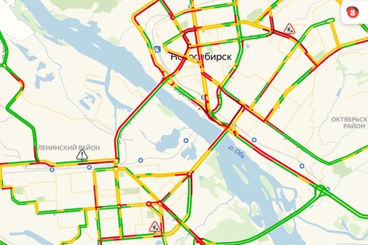 Пробки новосибирск сейчас. Карта пробок Новосибирск. Пробки Ленинский район Новосибирск. Десятибалльные пробки. Яндекс пробки Новосибирск.