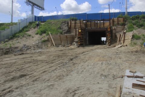 Новый тоннель прорубили под Октябрьским мостом в Новосибирске