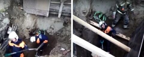Рабочего из Новосибирска завалило грунтом в траншее