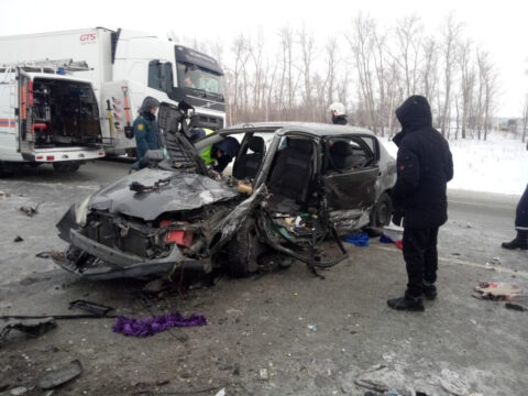 ДТП четырёх машин в Новосибирской области - пострадала женщина