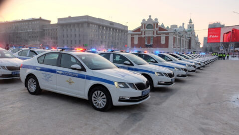 ﻿98 новых патрульных автомобилей получили сотрудники новосибирской Госавтоинспекции