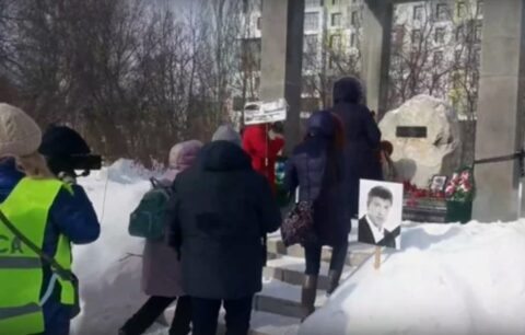 Память Бориса Немцова почтили в Новосибирске