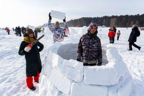 Жилища эскимосов строили в Новосибирске