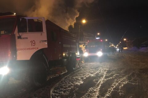 В частном хостеле Новосибирска случился пожар