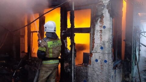 В Октябрьском районе Новосибирска при пожаре спаслись три ребенка