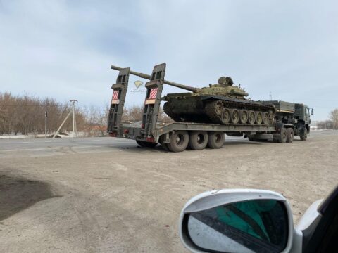 ДТП с танком случилось в Новосибирской области
