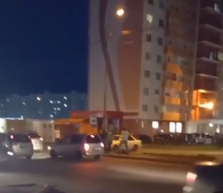 «Новосибирск с огоньком»: на видео попала драка на улице Дмитрия Шмонина