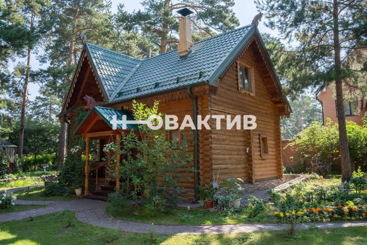 В Бердске продают коттедж с водопадом и прудом за 35 млн рублей
