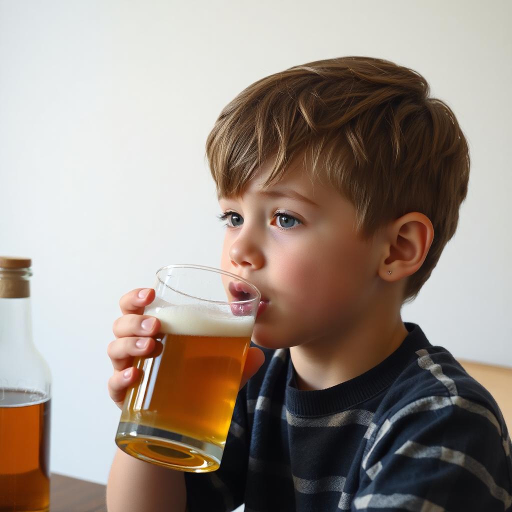 В Новосибирске восьмилетнего ребёнка направили на лечение от алкоголизма