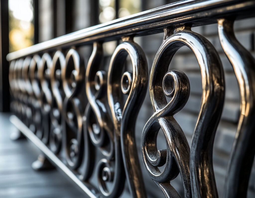 Кованые перила: прочность и красота в одном изделии