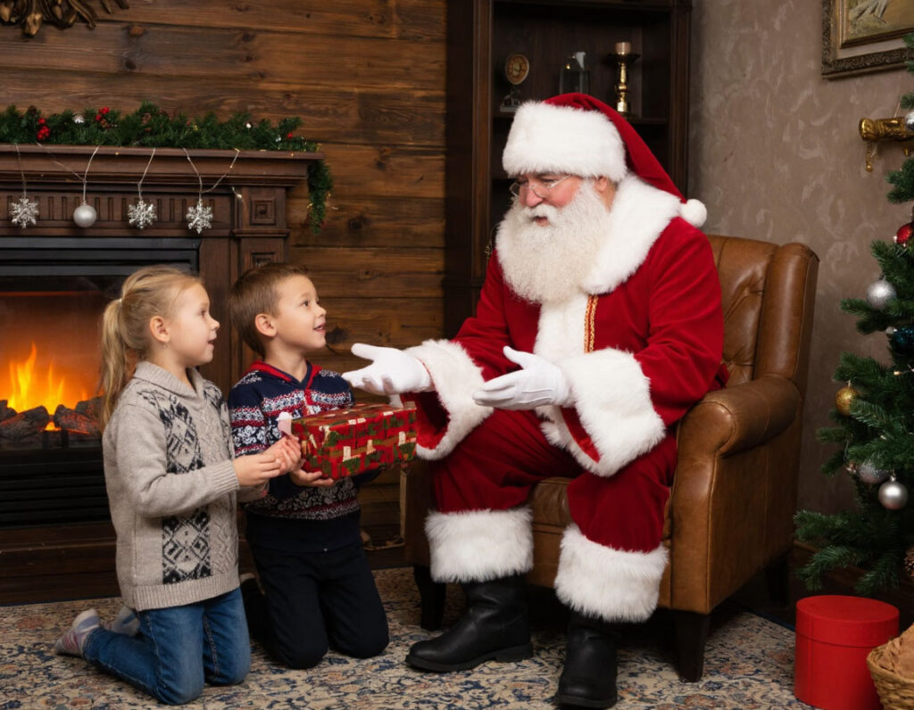 ИИ-Дед Мороз выслушал о желания детей для себя и родителей