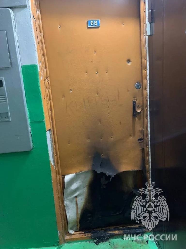 В Бердске зафиксирован поджог двери жилой квартиры