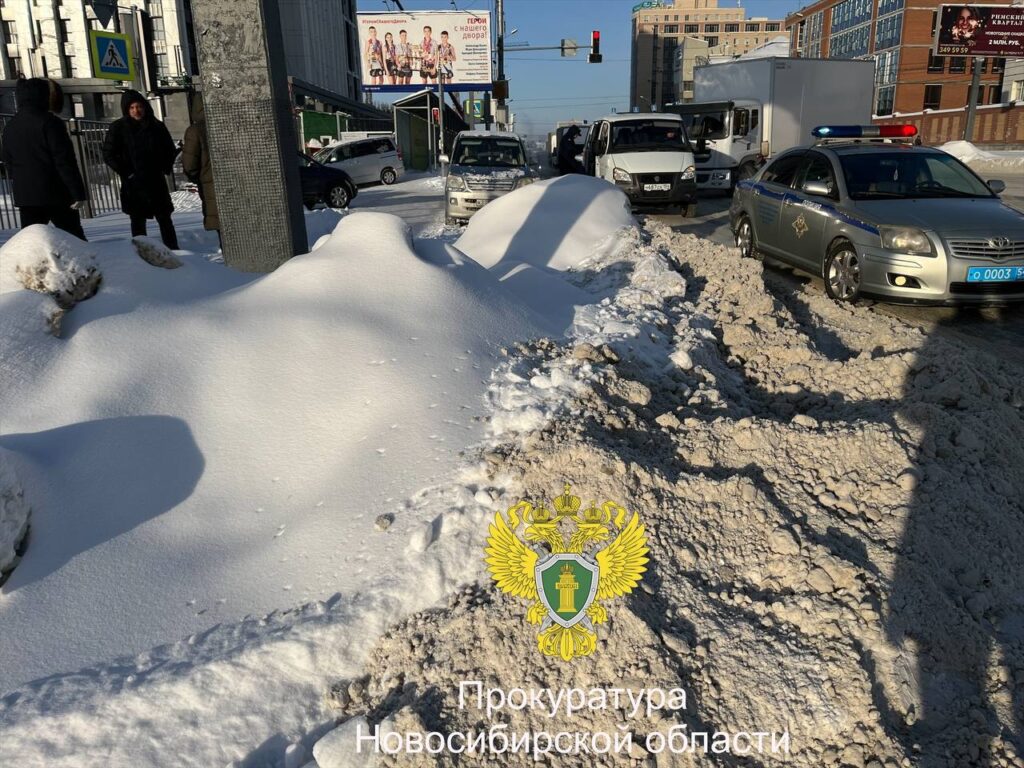 В Октябрьском районе выявлены нарушения в очистке дорог от снега и льда