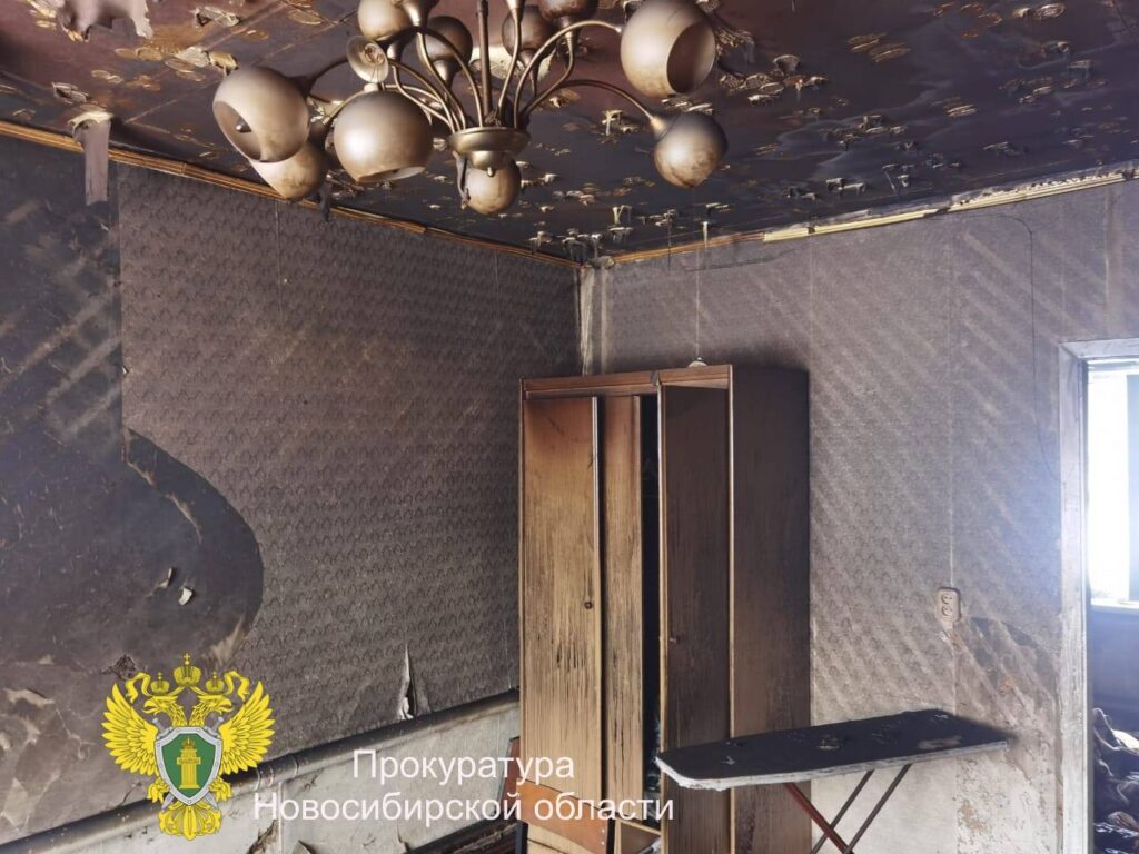 Дело о гибели ребёнка при пожаре направлено в суд под Новосибирском